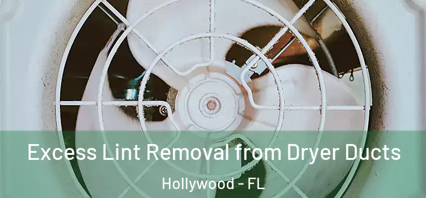 Excess Lint Removal from Dryer Ducts Hollywood - FL